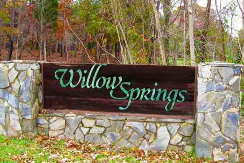Willow Springs, NC Sign